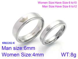 Stainless Steel Lover Ring