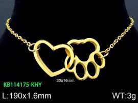 Stainless Steel Gold-plating Bracelet