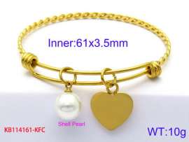 Stainless Steel Gold-plating Bangle