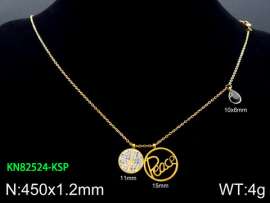 SS Gold-Plating Necklace