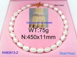 Shell Pearl Necklaces