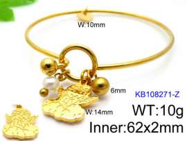 Stainless Steel Gold-plating Bangle