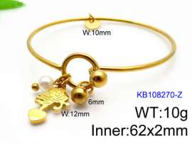 Stainless Steel Gold-plating Bangle