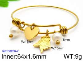 Stainless Steel Gold-plating Bangle