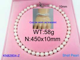 Shell Pearl Necklaces