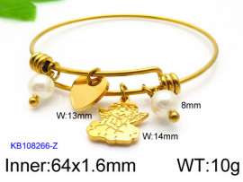 Stainless Steel Gold-plating Bangle