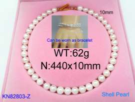 Shell Pearl Necklaces