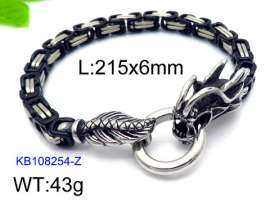 Stainless Steel Black-plating Bracelet