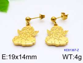 SS Gold-Plating Earring