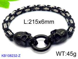 Stainless Steel Black-plating Bracelet