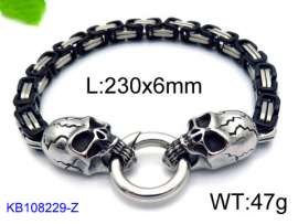 Stainless Steel Black-plating Bracelet