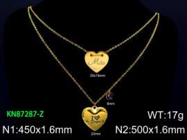 SS Gold-Plating Necklace