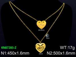 SS Gold-Plating Necklace