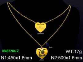 SS Gold-Plating Necklace