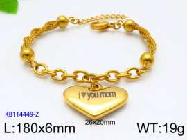 Stainless Steel Gold-plating Bracelet