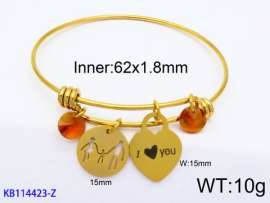 Stainless Steel Gold-plating Bangle