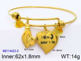 Stainless Steel Gold-plating Bangle