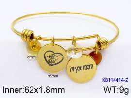 Stainless Steel Gold-plating Bangle