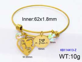 Stainless Steel Gold-plating Bangle