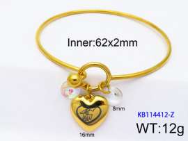 Stainless Steel Gold-plating Bangle