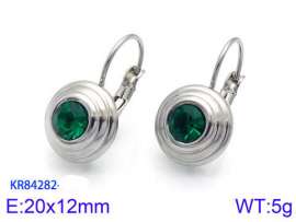 Stainless Steel Stone&Crystal Earring