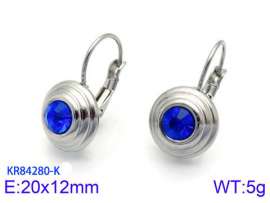 Stainless Steel Stone&Crystal Earring