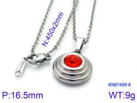 Stainless Steel Stone Necklace