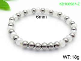 Stainless Steel Crystal Bracelet