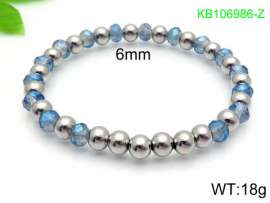 Stainless Steel Crystal Bracelet