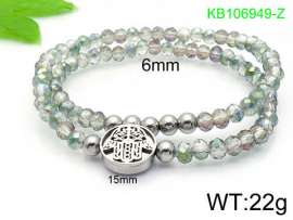 Stainless Steel Crystal Bracelet