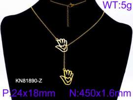 SS Gold-Plating Necklace