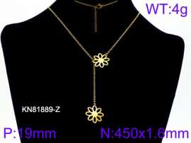 SS Gold-Plating Necklace