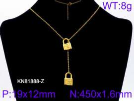 SS Gold-Plating Necklace