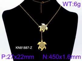 SS Gold-Plating Necklace