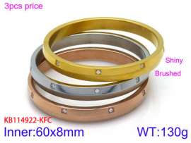 Stainless Steel Rose Gold-plating Bangle