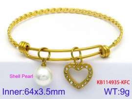 Stainless Steel Gold-plating Bangle