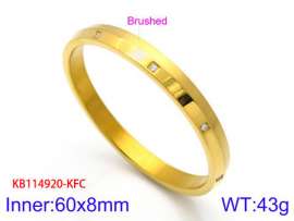 Stainless Steel Gold-plating Bangle