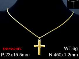 SS Gold-Plating Necklace