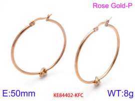 SS Rose Gold-Plating Earring