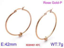 SS Rose Gold-Plating Earring