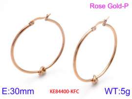 SS Rose Gold-Plating Earring