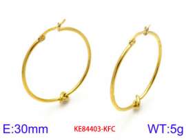 SS Gold-Plating Earring