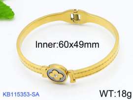 Stainless Steel Gold-plating Bangle