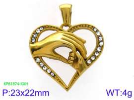 Stainless Steel Gold-plating Pendant