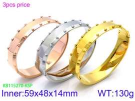 Stainless Steel Rose Gold-plating Bangle