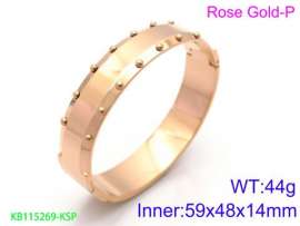 Stainless Steel Rose Gold-plating Bangle