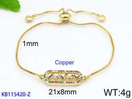 Stainless Steel Stone Bracelet