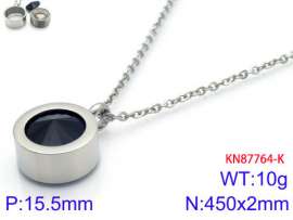 Stainless Steel Stone Necklace