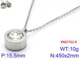 Stainless Steel Stone Necklace