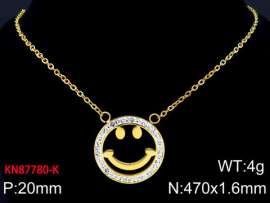 Stainless Steel Stone Necklace